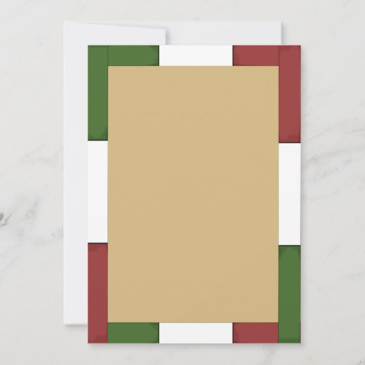 Pizza Party Kaart (Achterkant)