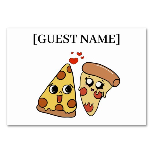 Pizza Party Kaart (Voorkant)