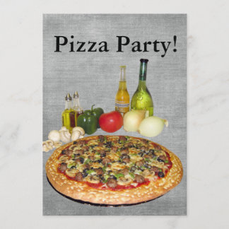 Pizza Party Kaart