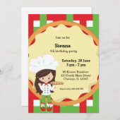 Pizza Party Kaart (Voorkant / Achterkant)