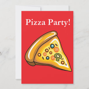 Pizza Party Kaart
