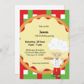 Pizza Party Kaart (Voorkant / Achterkant)