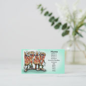 Pizza Party-kaart Visitekaartje (Staand voorkant)