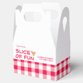 Pizza Party Kids Birthday Bedankdoosjes (Geopend)