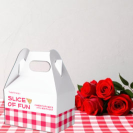 Pizza Party Kids Birthday Bedankdoosjes