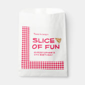 Pizza Party Kids Birthday Bedankzakje (Voorkant)