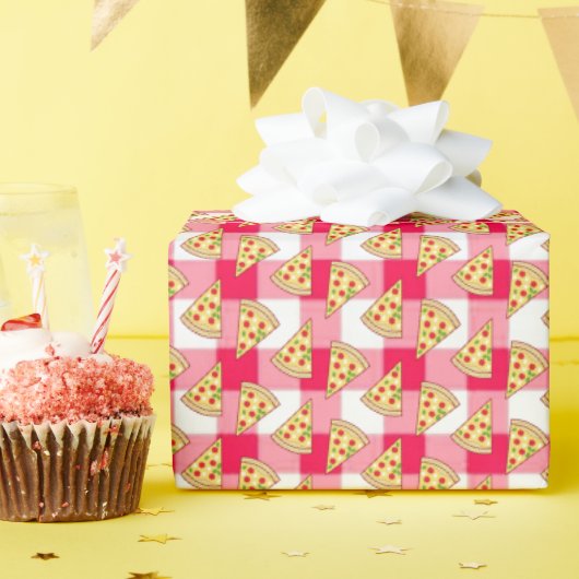Pizza Party Kids Birthday Cadeaupapier (Verjaardagsfeest)