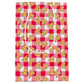 Pizza Party Kids Birthday Medium Cadeauzakje (Voorkant)