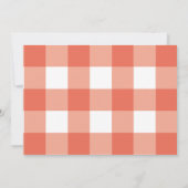 Pizza Party Krijtbord Red Gingham Foto Verjaardag Kaart (Achterkant)