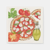 Pizza Party Napkins Servet (Voorkant)
