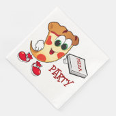 Pizza Party Napkins Servet (Hoek)