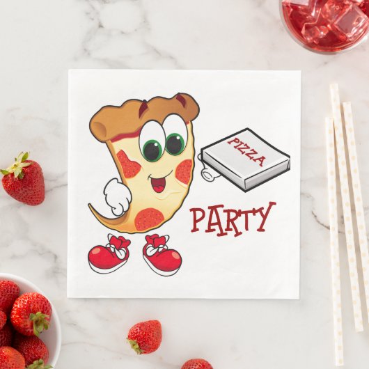 Pizza Party Napkins Servet (Insitu)