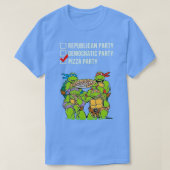 Pizza Party  ontwerp 80s 90s T-shirt (Design voorkant)