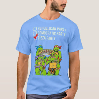 Pizza Party  ontwerp 80s 90s T-shirt