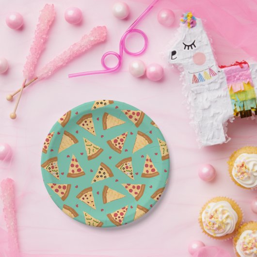 Pizza Party Paper Bord (Feest)