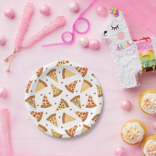 Pizza Party Paper Bord (Feest)