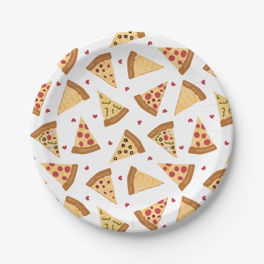 Pizza Party Paper Bord (Voorkant)