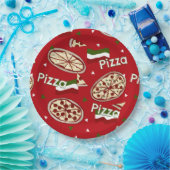 Pizza Party? PAPIEREN BORDEN Bordje (Feest)