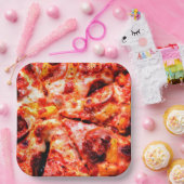 Pizza Party Papieren Bordje (Feest)