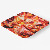 Pizza Party Papieren Bordje (Gebogen)