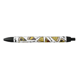 Pizza Party Pattern Zwarte Inkt Pen