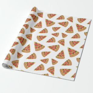 Pizza Party Pepperoni Cadeaupapier