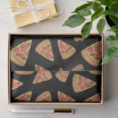 Pizza Party Pepperoni Novelty Black Tissuepapier (Geschenk)