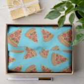 Pizza Party Pepperoni Novelty Blue Tissuepapier (Geschenk)