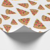 Pizza Party Pepperoni Novelty Cadeaupapier (Hoek)