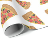 Pizza Party Pepperoni Novelty Cadeaupapier (Rol Hoek)