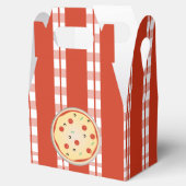 Pizza Party Pie Mix Pizza Pset Stripes Bedankdoosjes (Geopend)