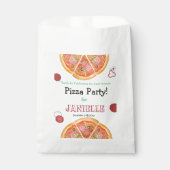 Pizza Party, Pizza Birthday, speelbal Bedankzakje (Voorkant)