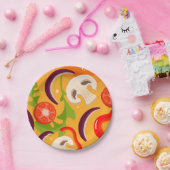 Pizza Party Pizza Diner Picknick Papieren Bordje (Feest)