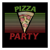 Pizza Party Poster (Voorkant)