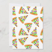 Pizza Party (Regenboog) Kaart (Achterkant)
