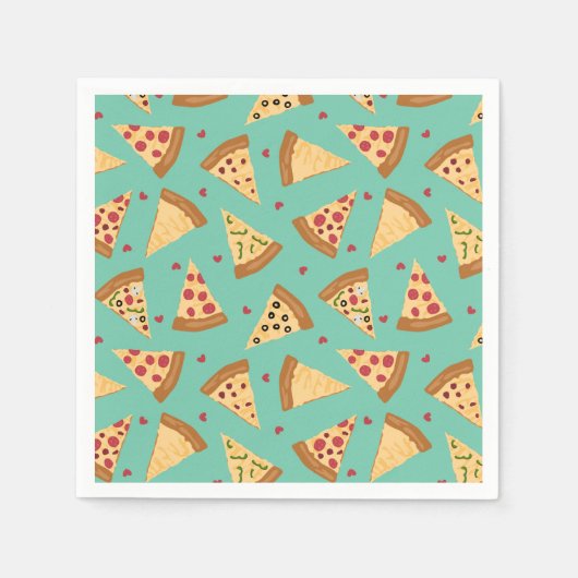 Pizza Party Servet (Voorkant)