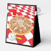 Pizza Party Snoep Favorietentassen voor Verjaardag Bedankdoosjes (Achterkant)