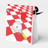 Pizza Party Snoep Favorietentassen voor Verjaardag Bedankdoosjes (Achterkant)