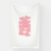 Pizza Party Spandoek (Verticaal)