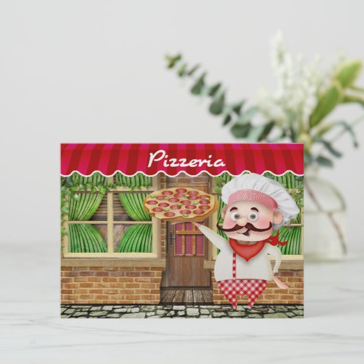 Pizza Party - SRF Kaart (Staand voorkant)