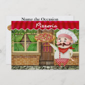 Pizza Party - SRF Kaart (Voorkant / Achterkant)