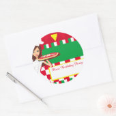 Pizza Party Sticker (Envelop)
