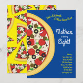 Pizza Party Supreme Combo Pizza Kaart (Voorkant / Achterkant)