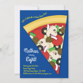 Pizza Party Supreme Combo Pizza Slice Kaart (Voorkant)