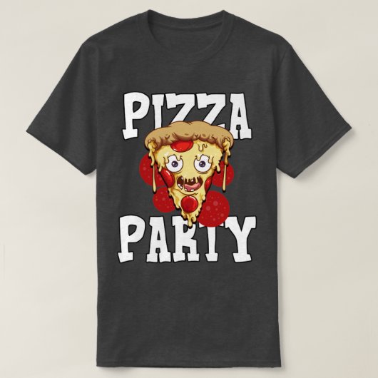 Pizza Party T-shirt (Design voorkant)