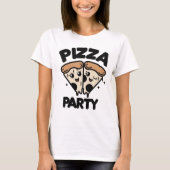 Pizza Party T-shirt (Voorkant)