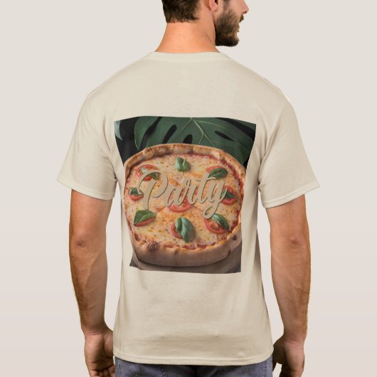 Pizza Party T-Shirt (Achterkant)