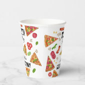 Pizza Party Thema Kinderen Verjaardagsfeest Papieren Bekers (Rechts)