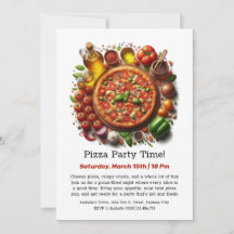 Pizza Party Time Een stukje plezier wacht op uitno