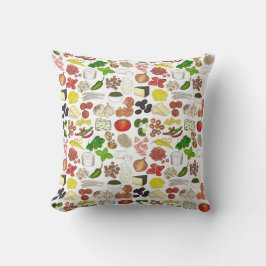 Pizza Party Toppings Italiaans Eten Pizzeria Pie Kussen